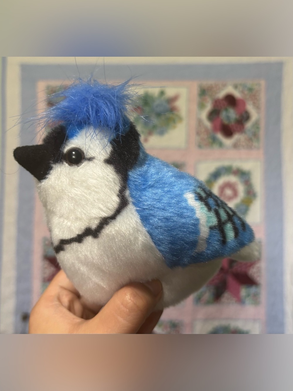 Wild Republic • Talking Plush Blue Jay Bird 5" - Picture 3 of 10